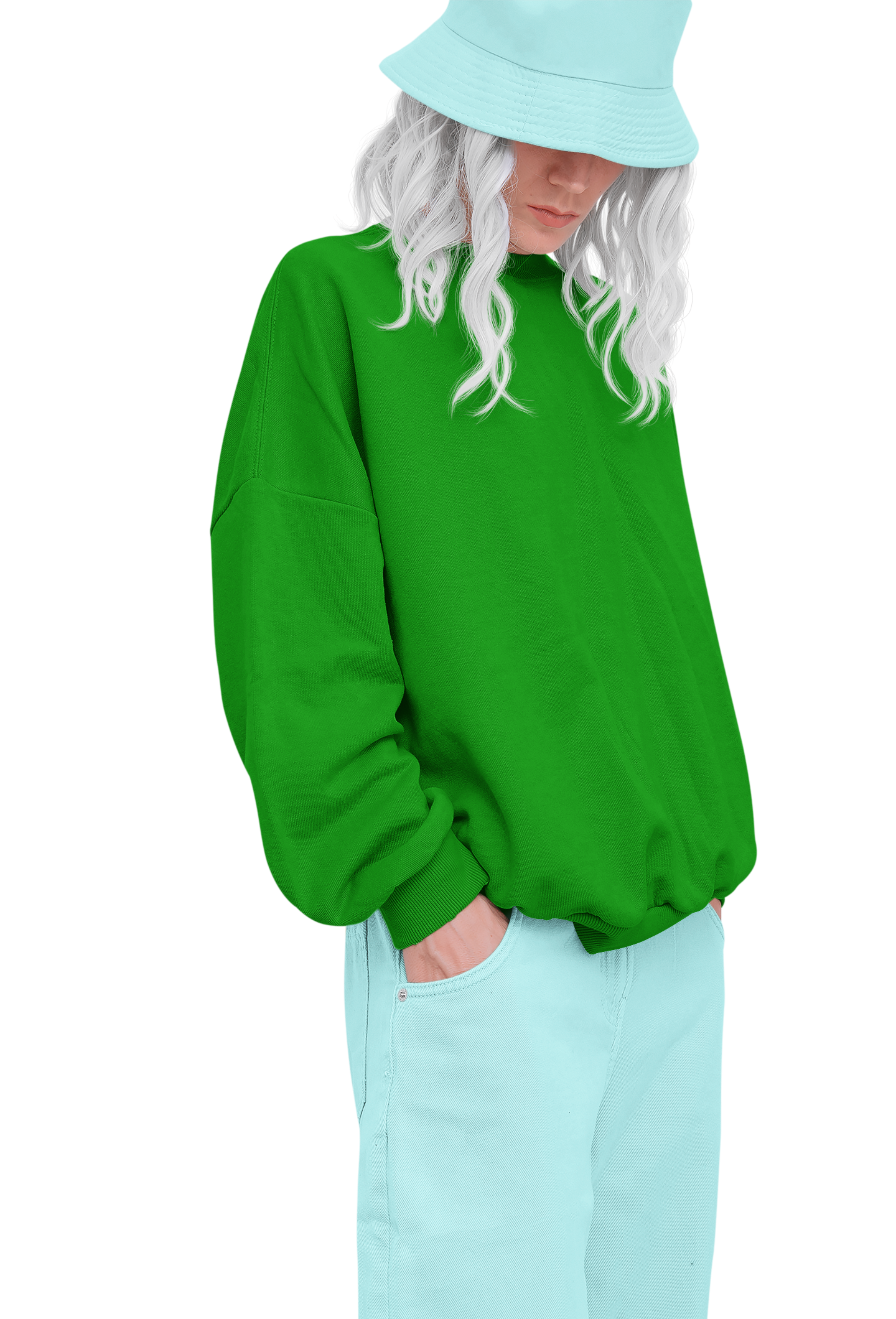 Namakool oversized sweatshirt product photograph for fabric and weight discussion