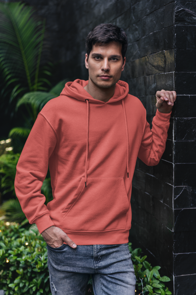 Coral hoodie mens online