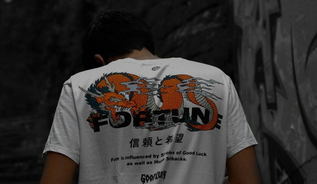 Men's casual T-shirt outfit