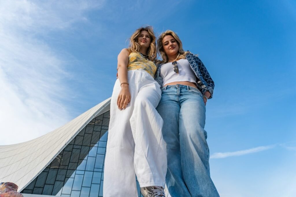 women wide leg jeans casual fashion