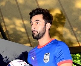 Ranbir Kapoor photograph for editorial fashion article