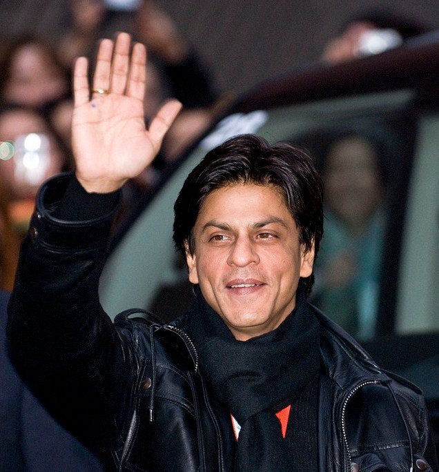 Shah Rukh Khan actual celebrity photograph for Bollywood casual style editorial